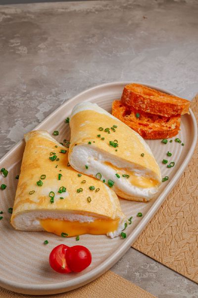 французский омлет с сыром